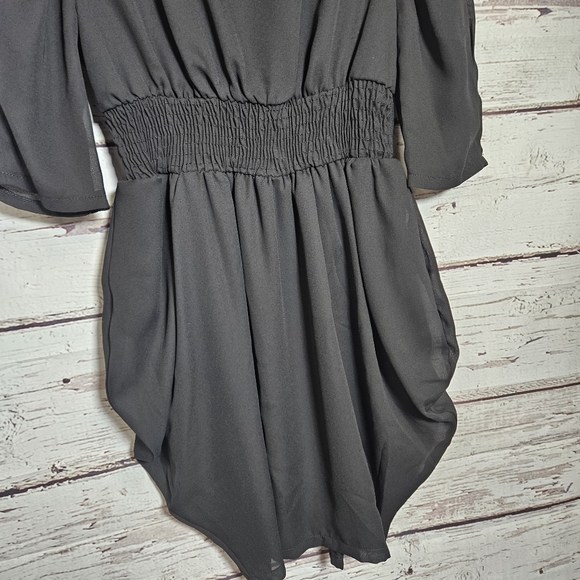 ASOS Black Ruched Dress - Picture 3 of 13